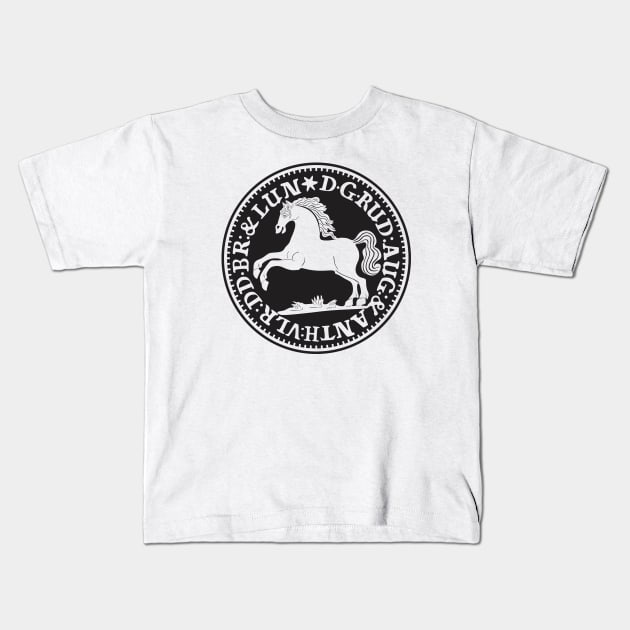 GERMAN COIN Kids T-Shirt by Niceartshop